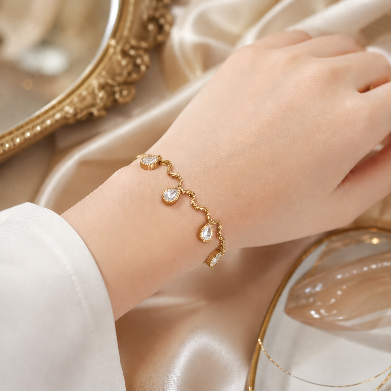 Crystal Drop Bracelet
