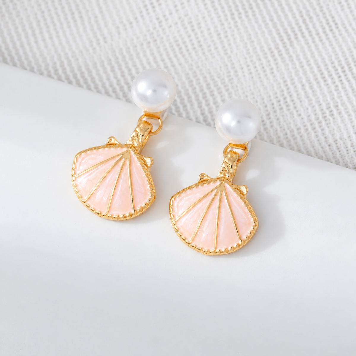 Shell Drop Earrings