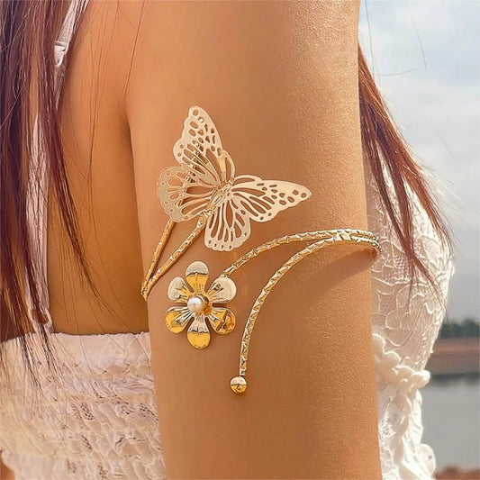 Flower-Butterfly Arm Cuff