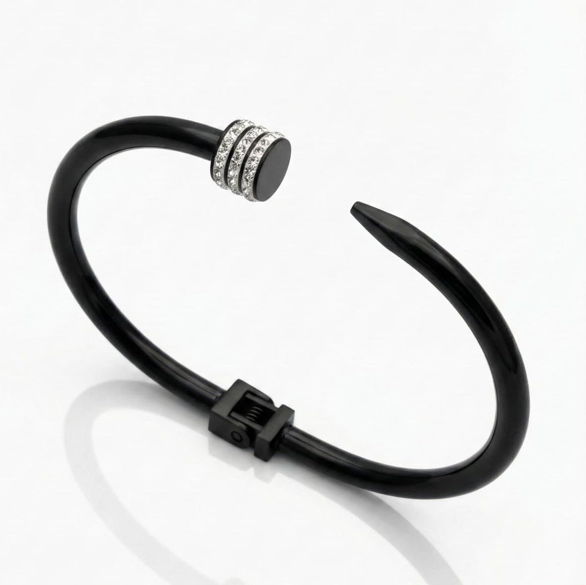 Matte Black Fancy Unisex Kada