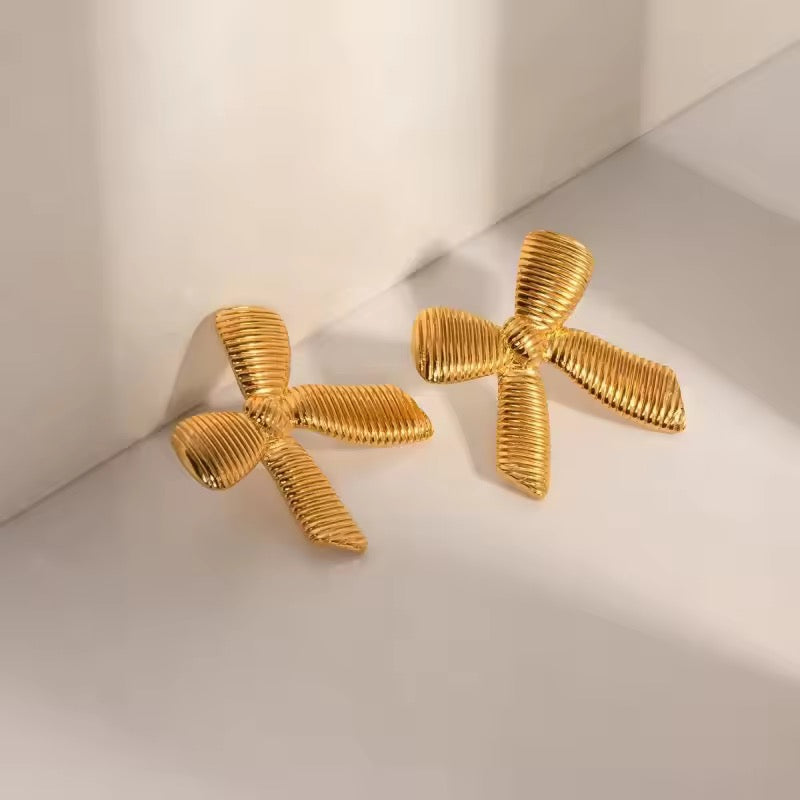 Bow-Shaped Earrings - O18