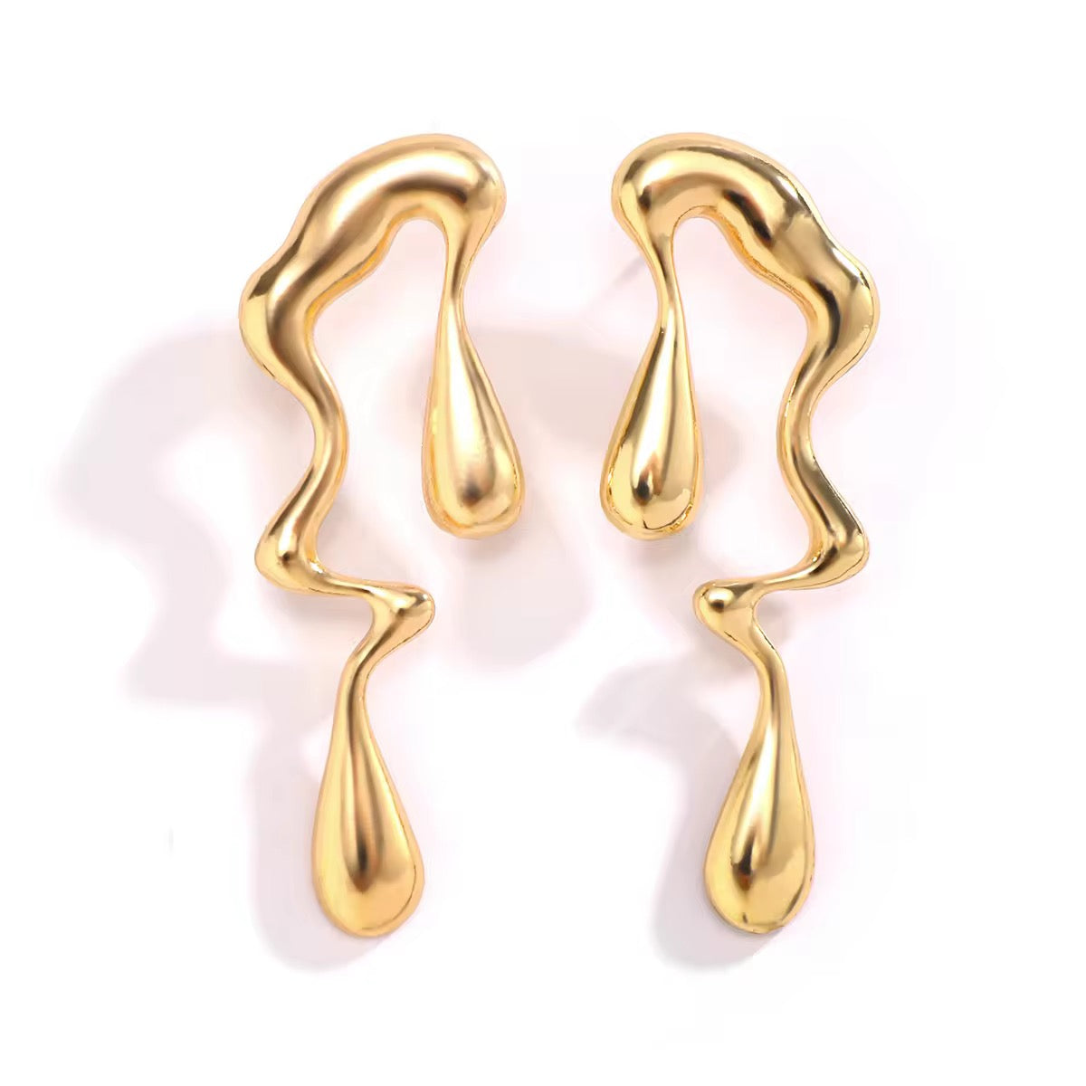 Melting Water Earrings - O6