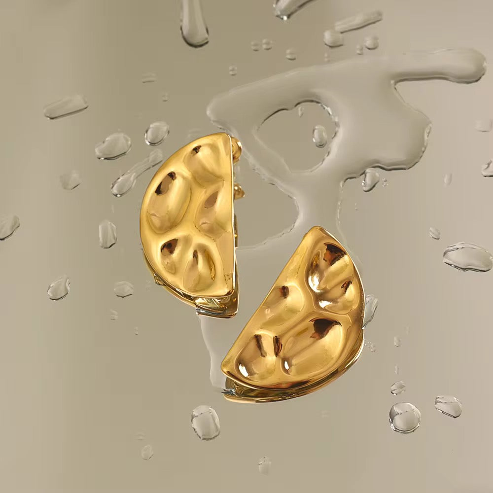 Semi-Circle Earrings - O17