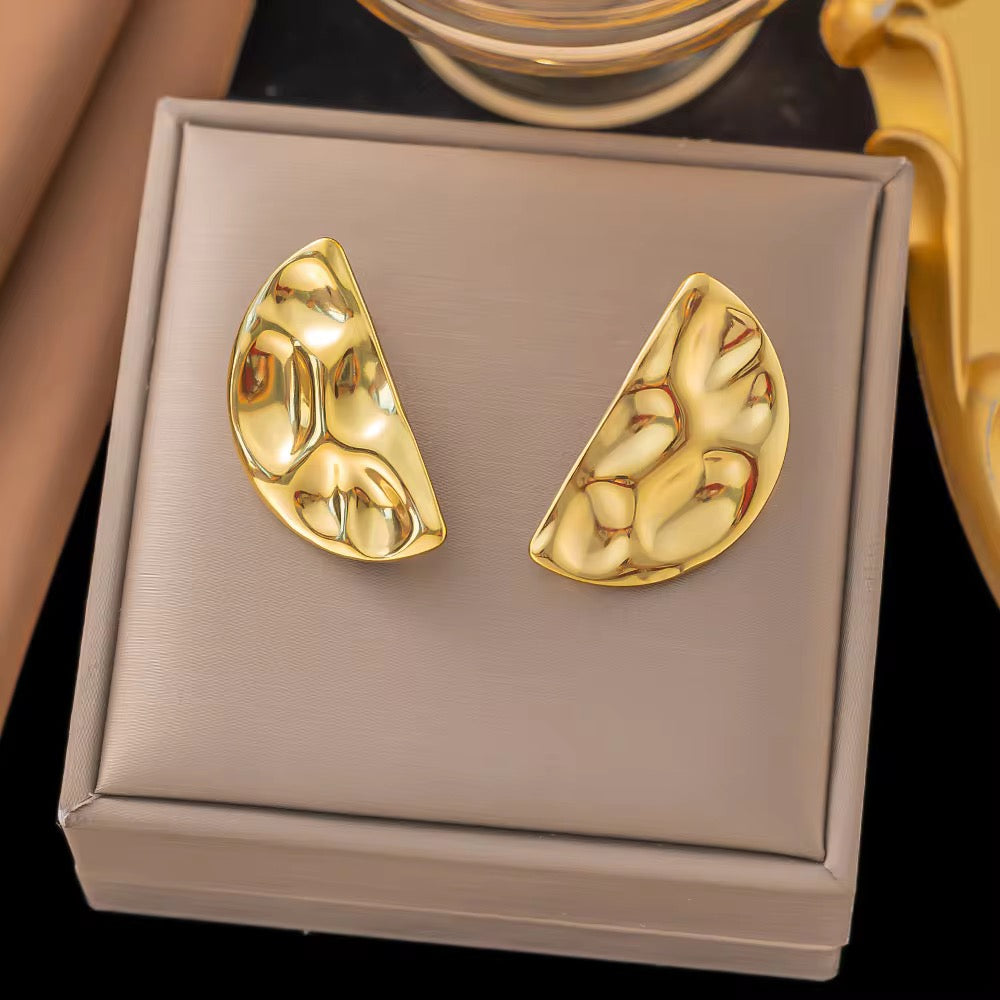 Semi-Circle Earrings - O17