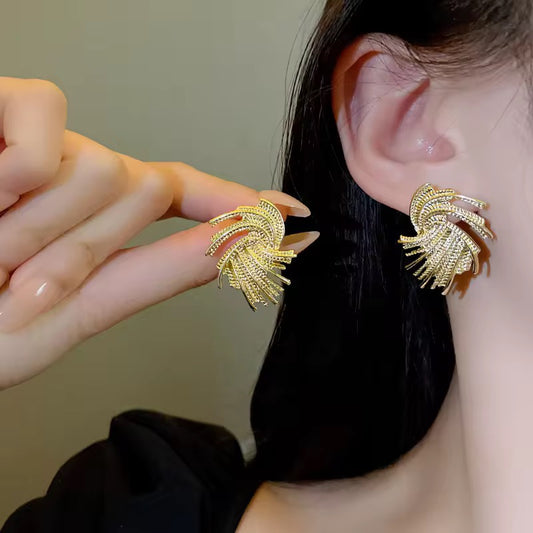 Irregular Rotational Earrings - O30