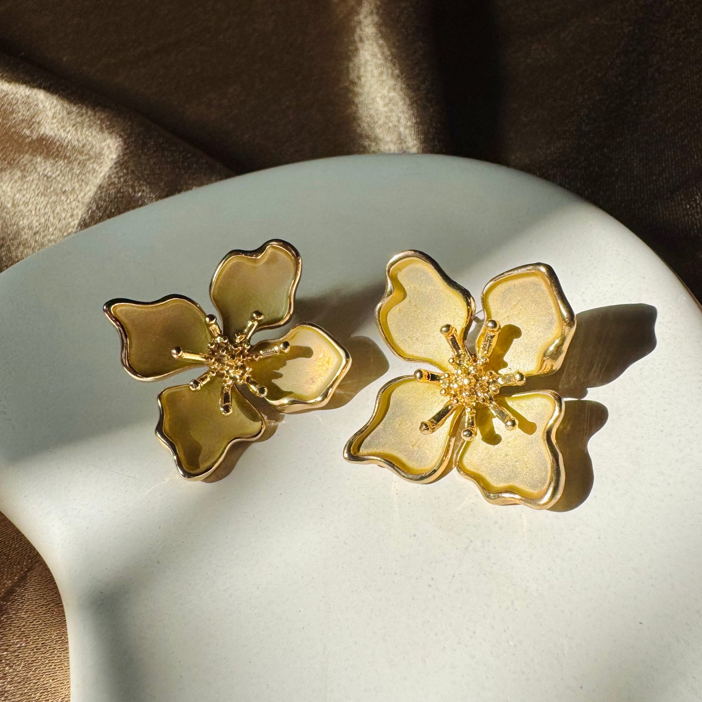 Floral Matte Earrings