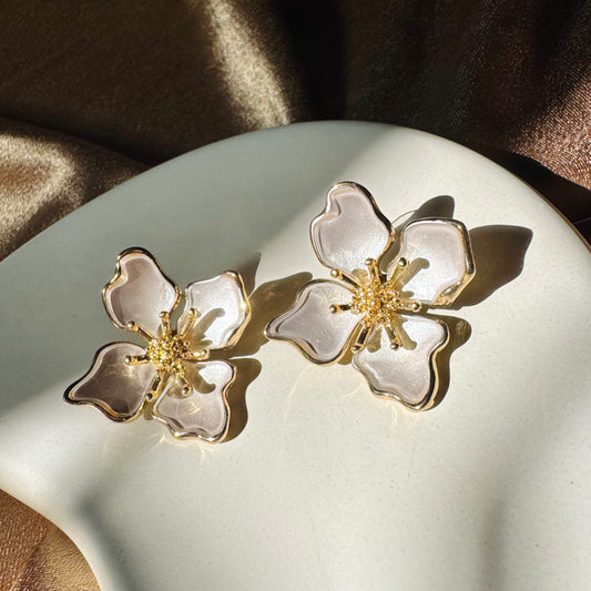 Floral Matte Earrings