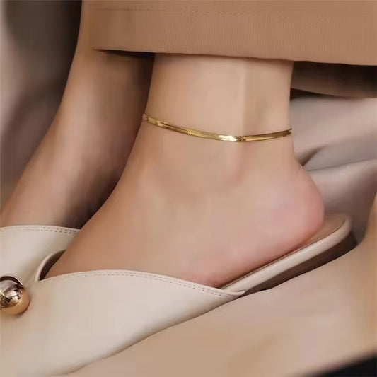 Gold Snake Chain Anklet