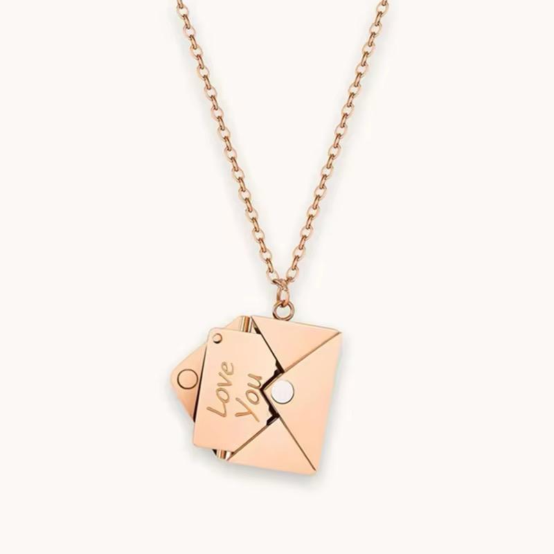Envelope Pendant Necklace - N11