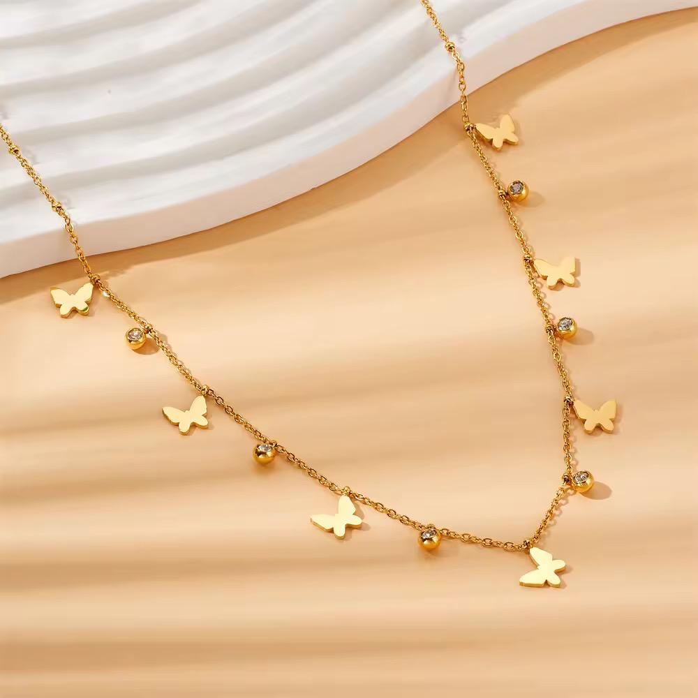 Butterfly Charm Necklace - N14