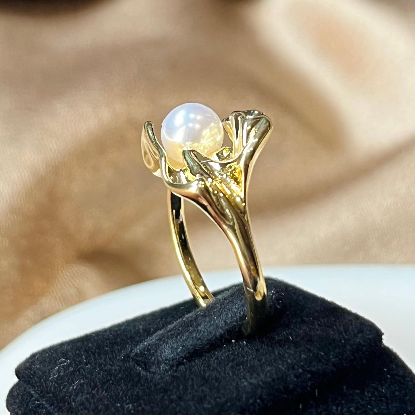 Pearl Statement Ring