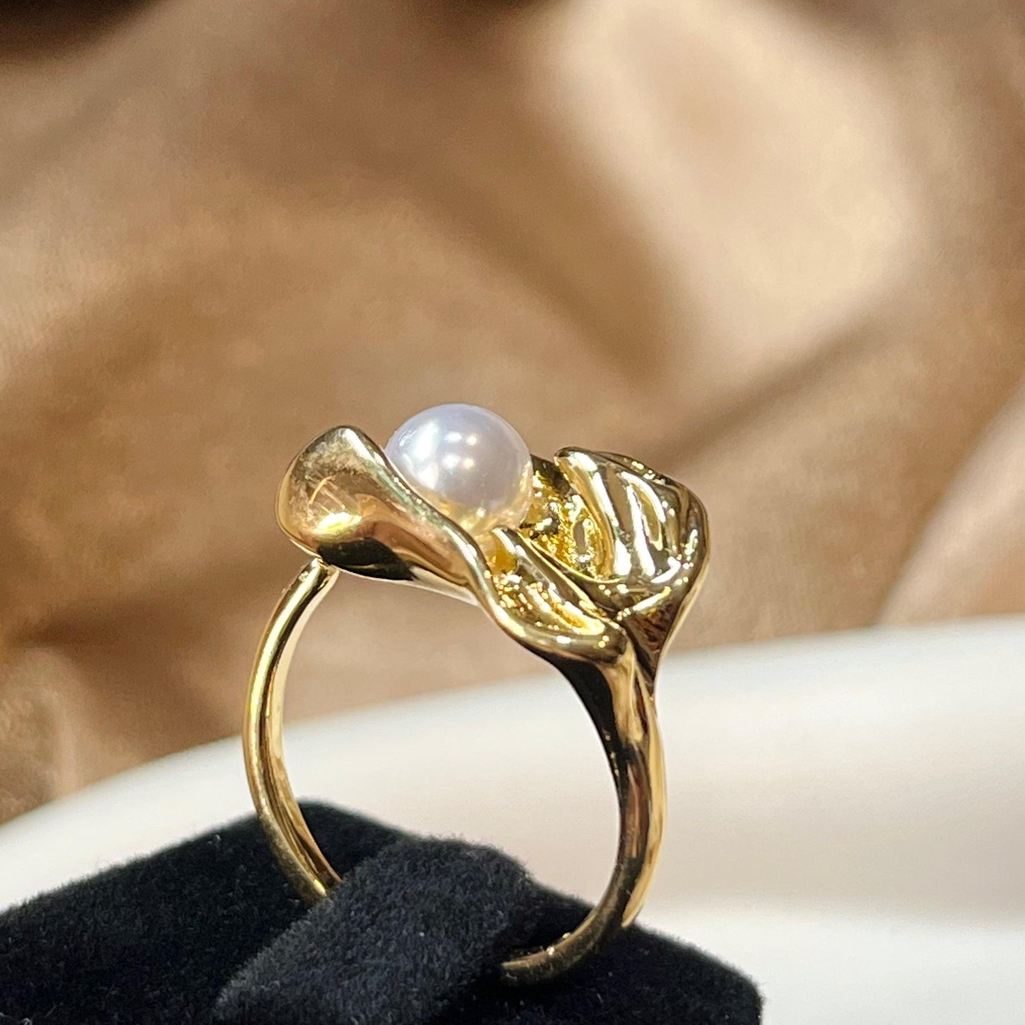Pearl Statement Ring