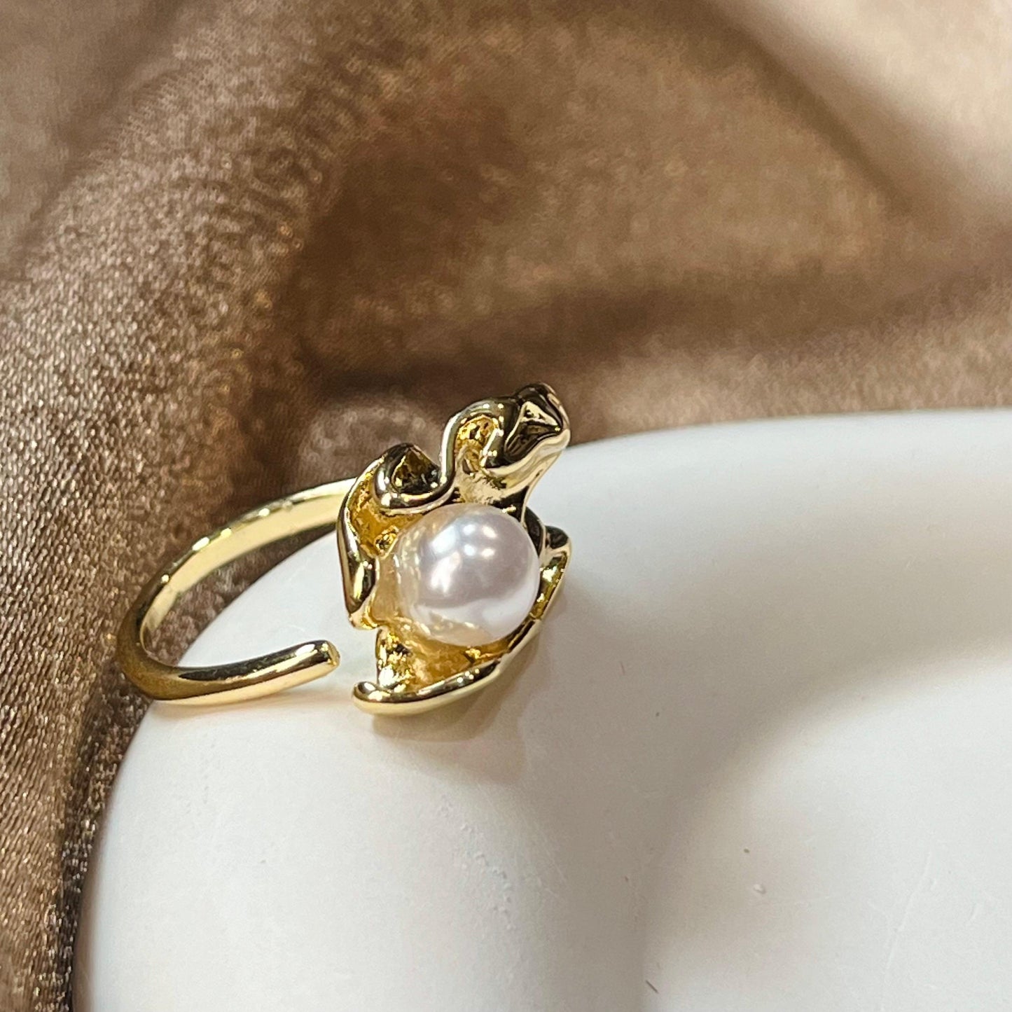 Pearl Statement Ring