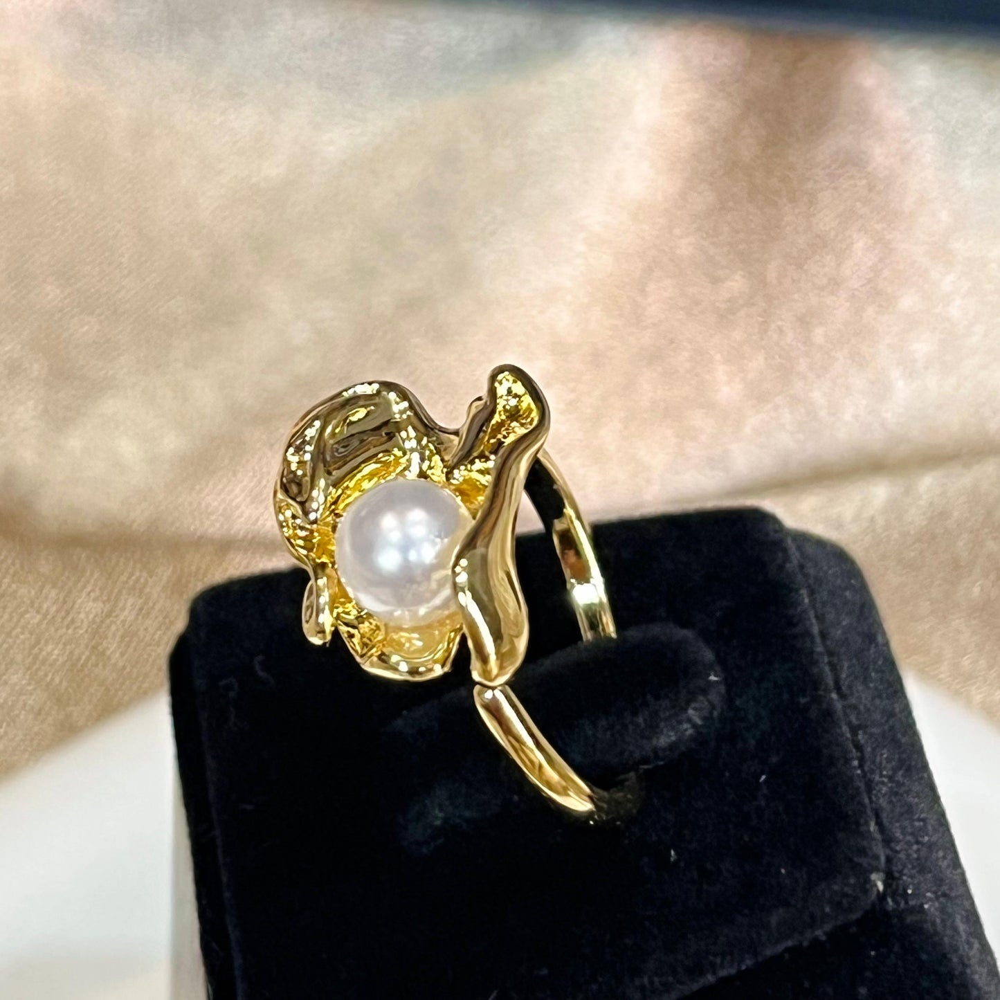 Pearl Statement Ring