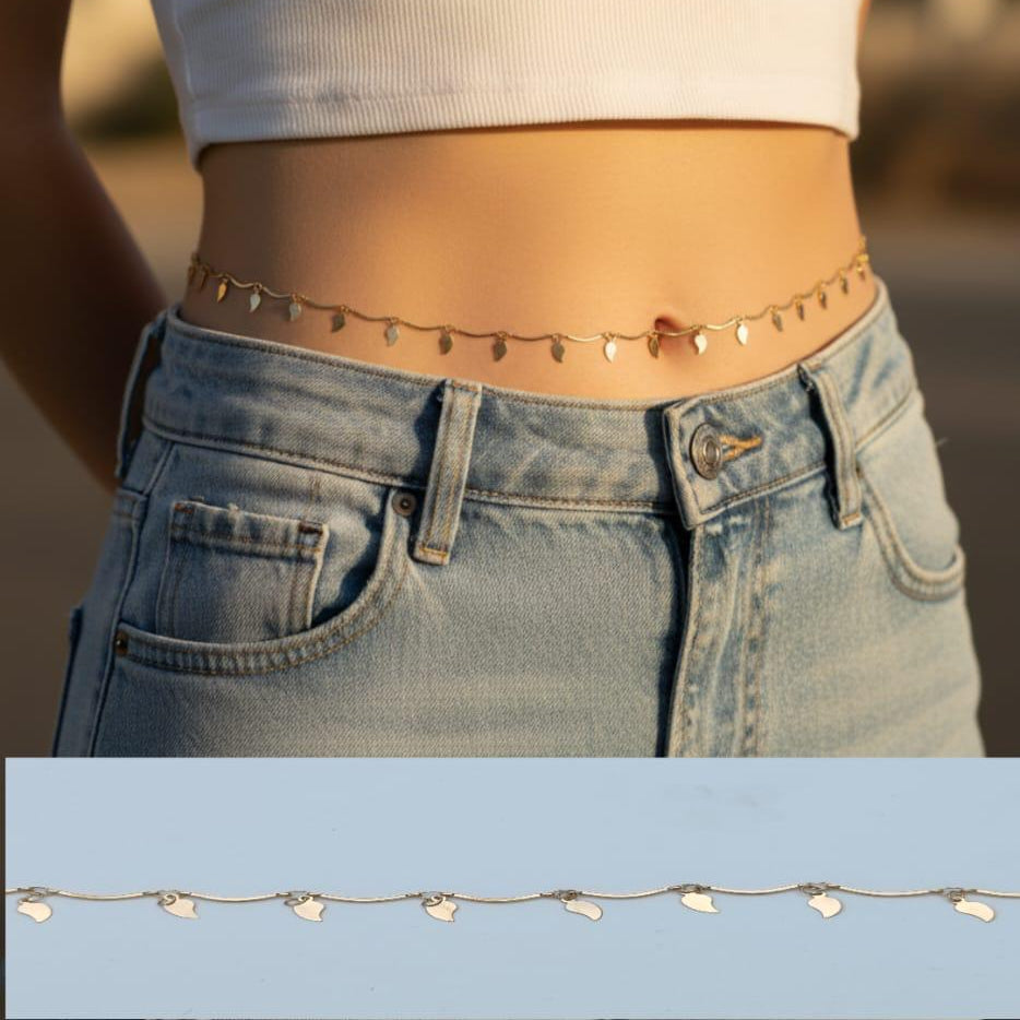 Falling Leaf Waist Chain