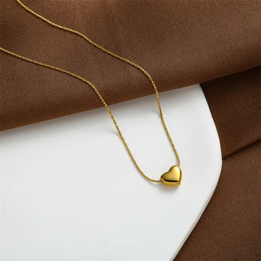 Gold Heart Necklace