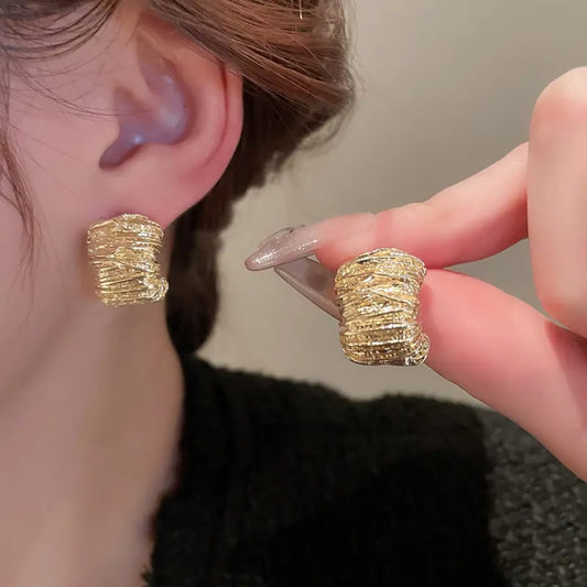 Gold Wire Studs