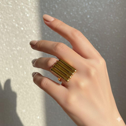 Bold Gold Stack Ring