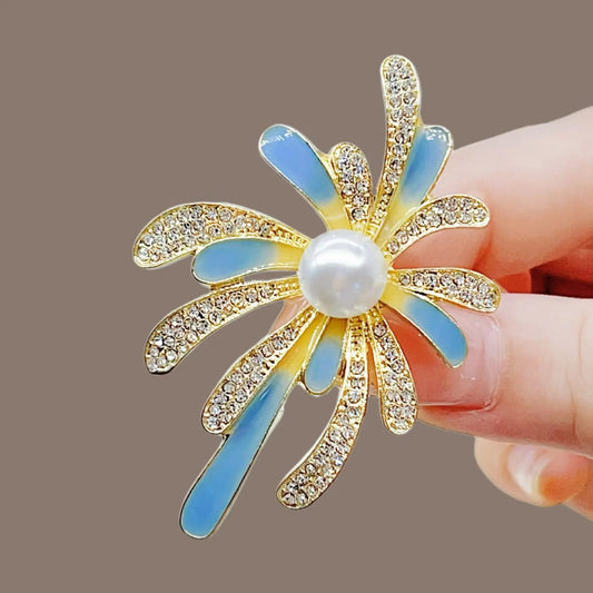 Pearl Bloom Statement Brooch