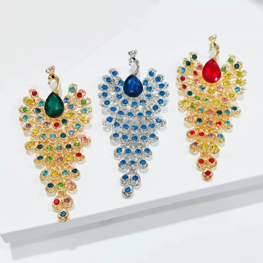Royal Peacock Brooch