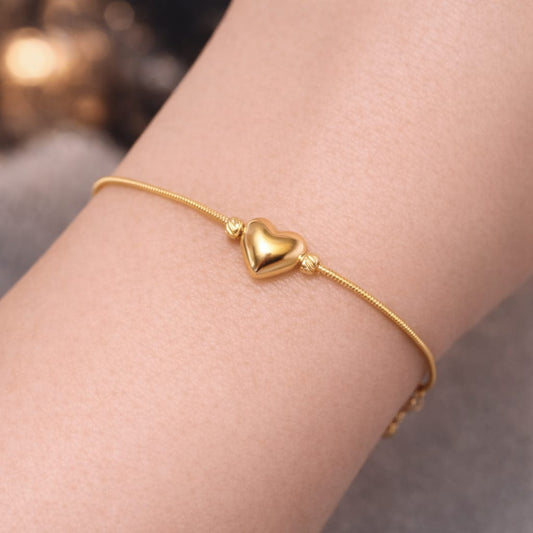 Golden Heart Bracelet