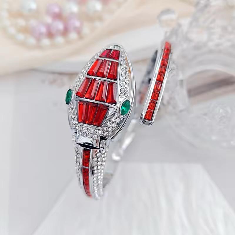 Red Snake Style Watch