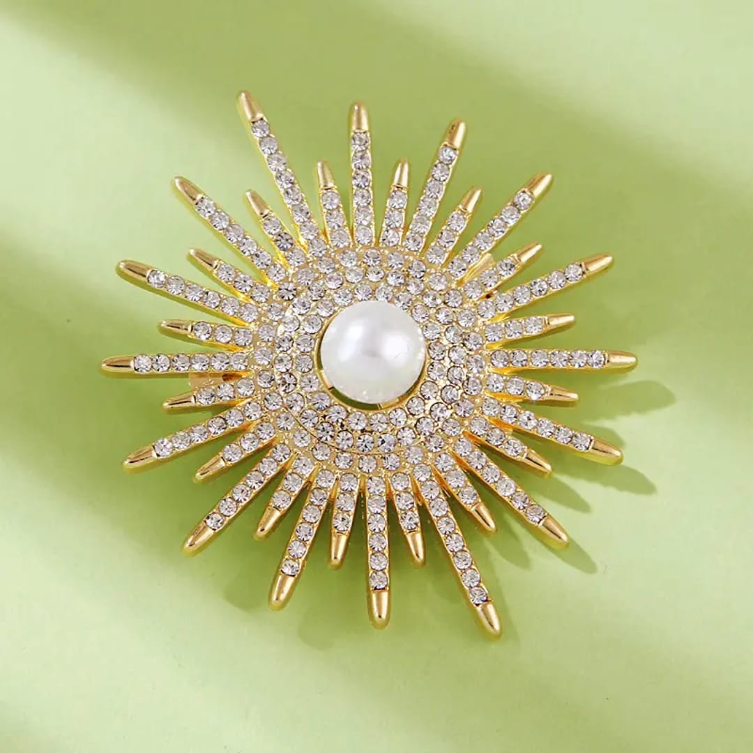 Sunray Pearl Brooch