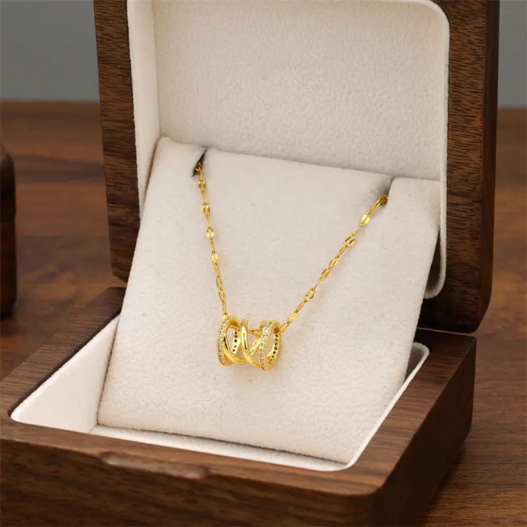 Bold Ring Statement Necklace