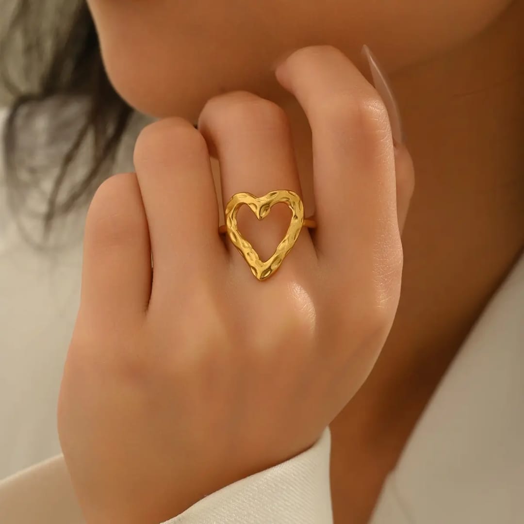 Gold Heart Ring