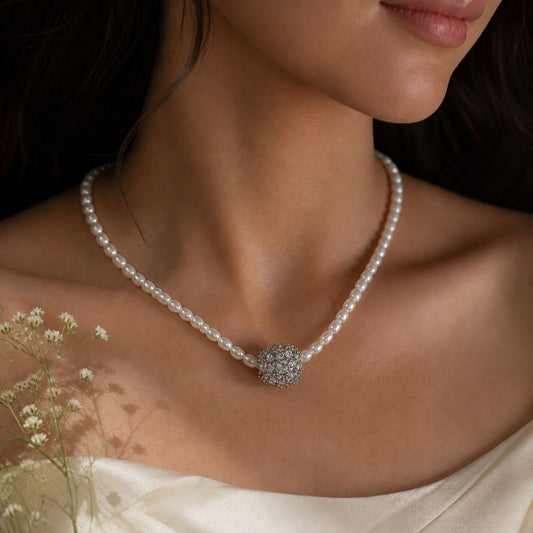 Pearl Sparkle Necklace