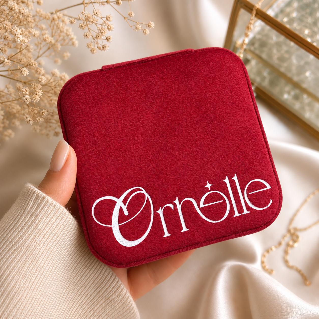 Red Jewelry Organizer