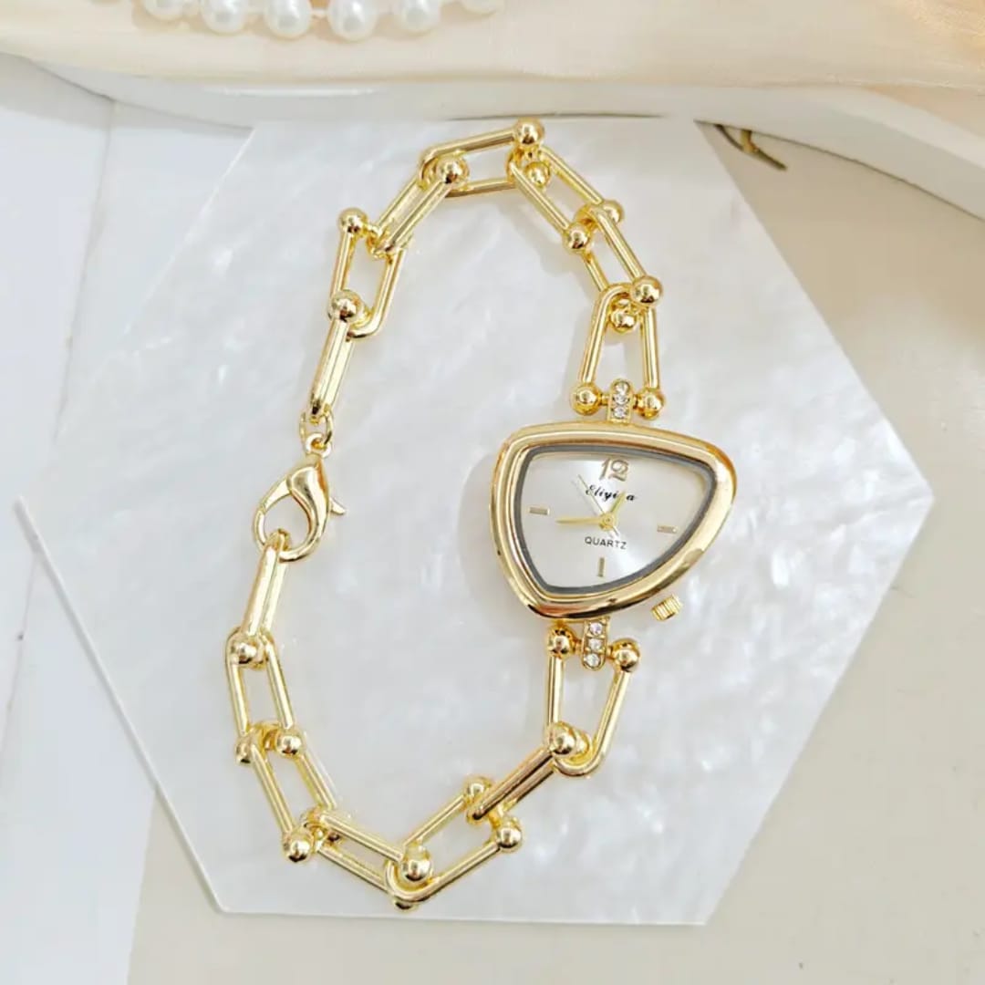Triangle Dial Chain Watch