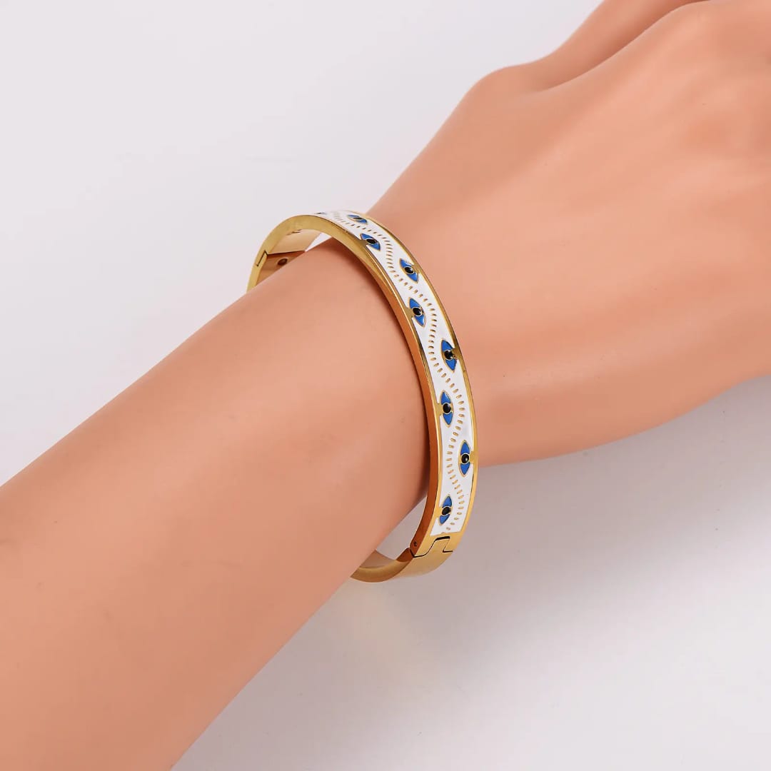 Evil Eyes Kada Bracelet