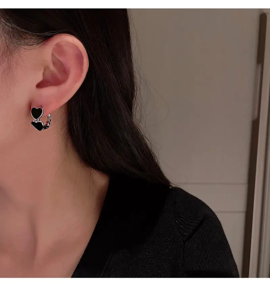 Heart Hoop Earrings