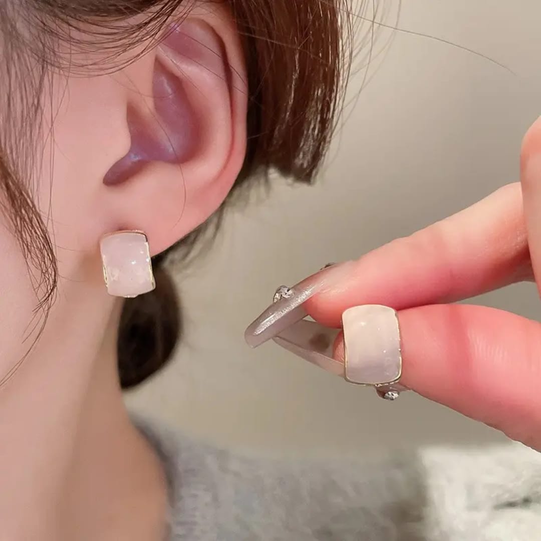 Marble Stud Earrings
