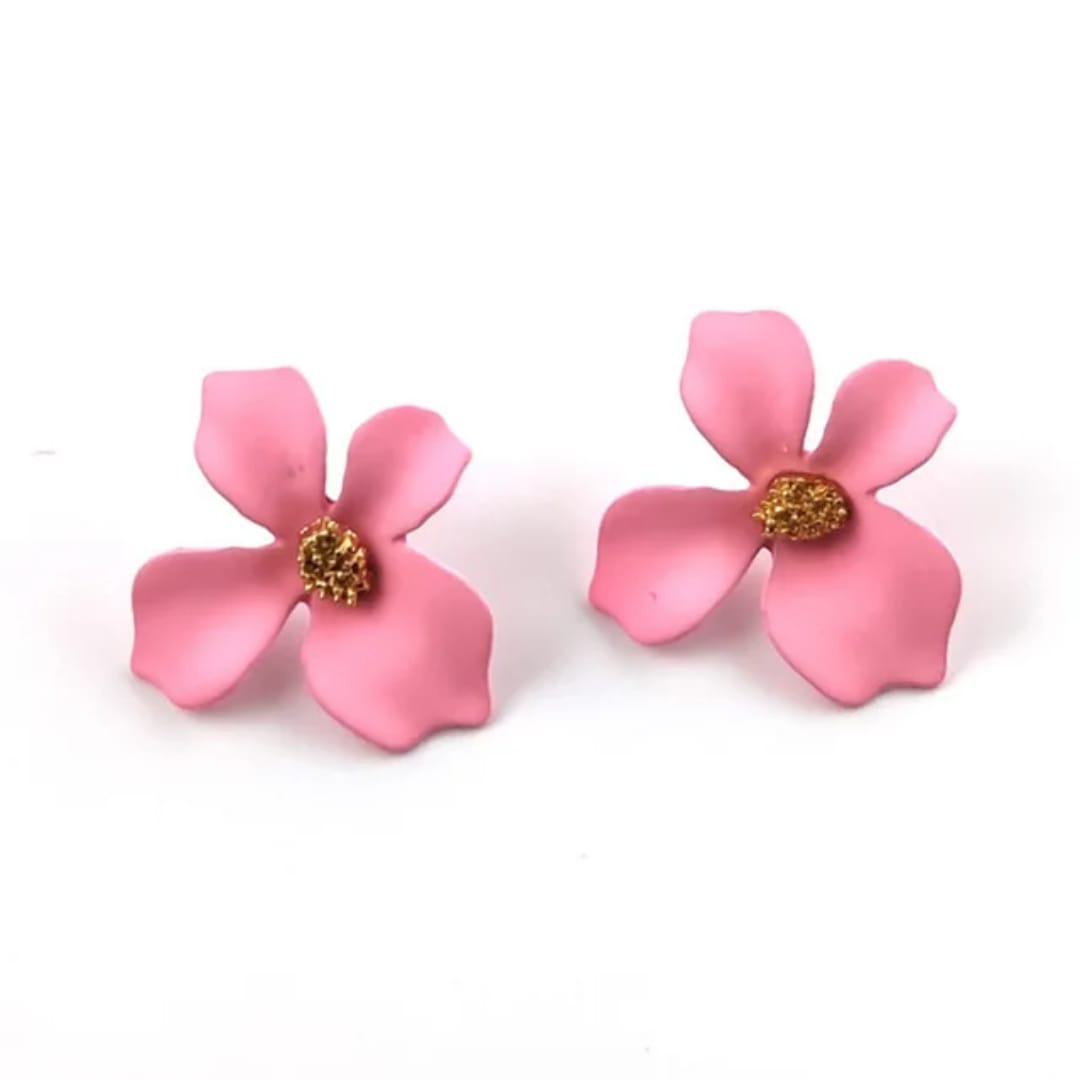 Petal Flower Stud Earrings