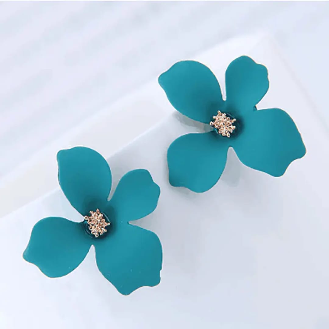 Petal Flower Stud Earrings