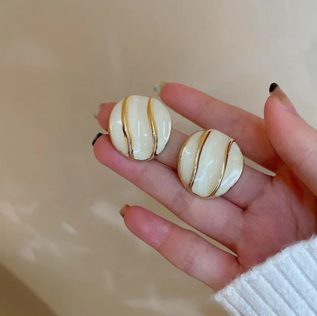 Round Enamel Studs