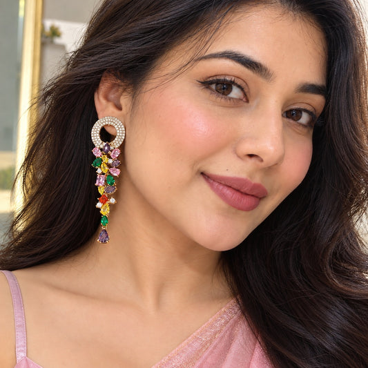 Crystal Fringe Earrings