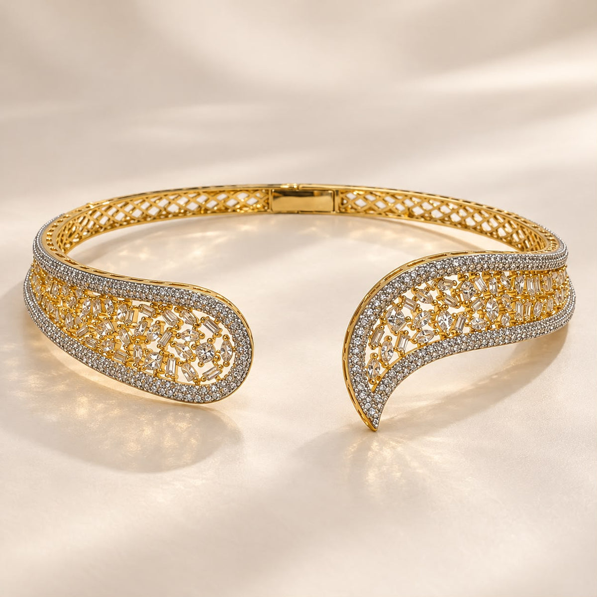 Open Cuff Necklace Set