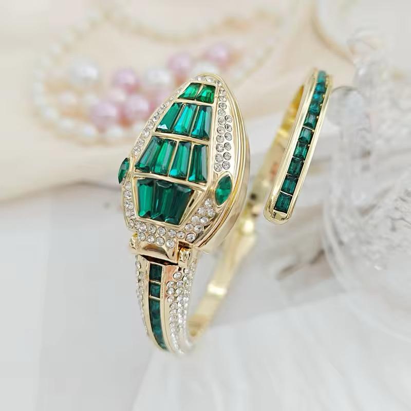 Green Snake Style Watch