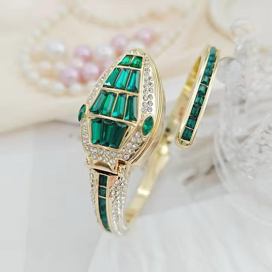 Green Snake Style Watch