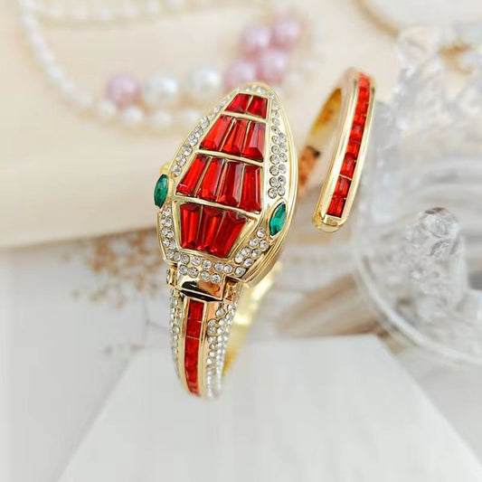 Red Snake Style Watch