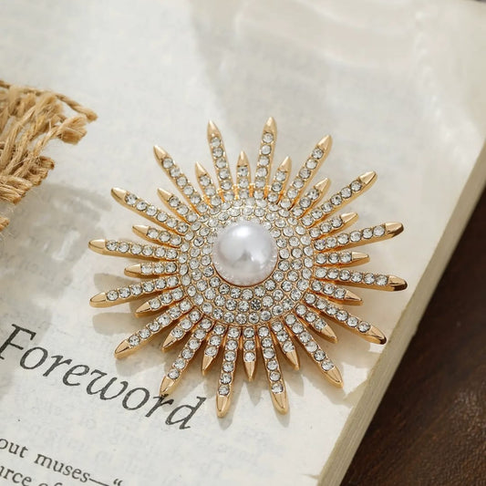 Sunray Pearl Brooch