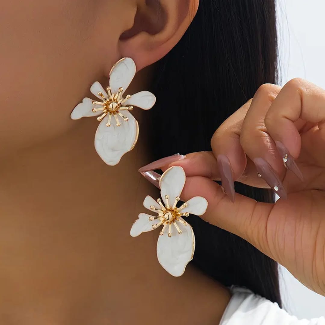 Floral Cartier Set (Necklace + Earring)