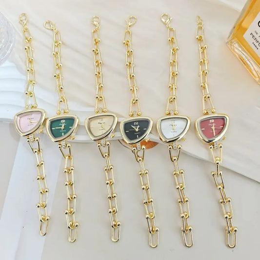 Triangle Dial Chain Watch