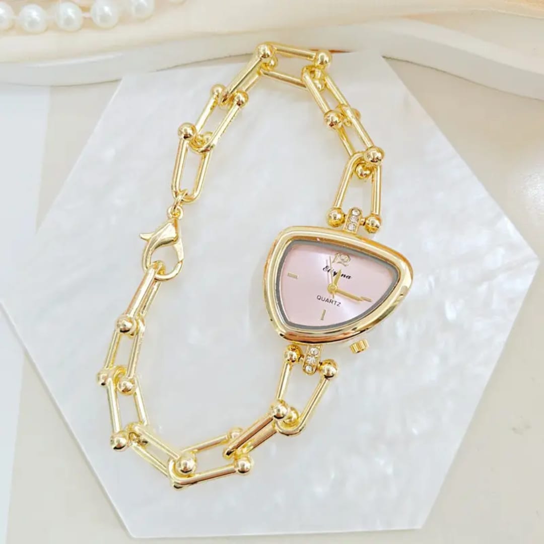 Triangle Dial Chain Watch