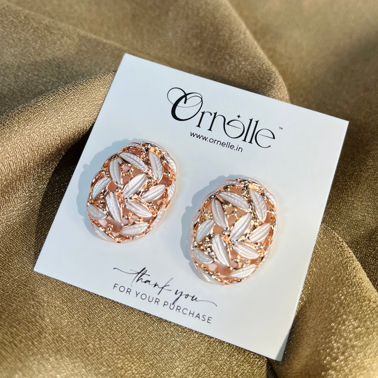 Black & White Luxury Matte Studs